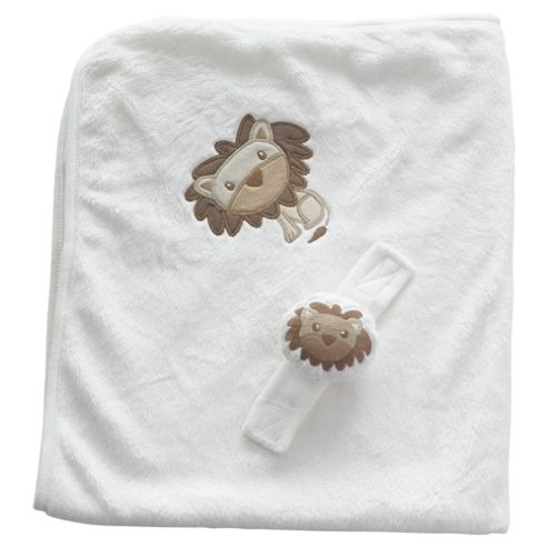 Buy Tesco My Baby Natural Soft Fleece Blanket With Wrist Rattle from