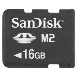 SanDisk 16GB M2 Memory Card - Black