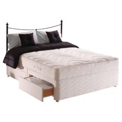Sealy Posturepedic Silver Dream King 4 Drawer Divan Bed