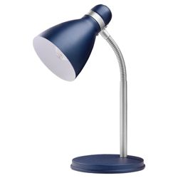 Tesco Lighting Metal Desk Lamp Blue