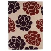 Tesco Floral Anya Wool Rug, Multi 160X230cm