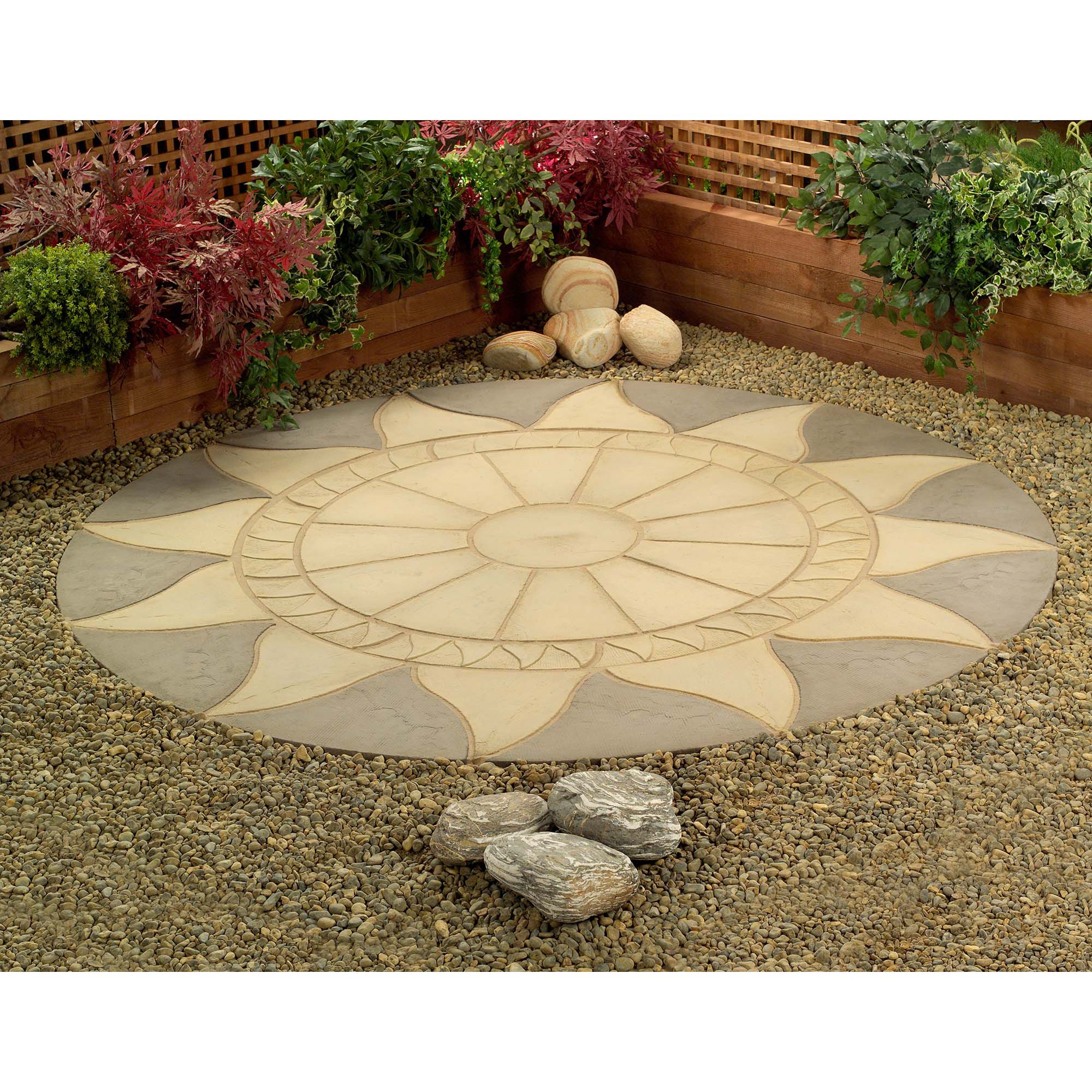 Sunstone Circle Patio Kit 2.56m Diameter at Tesco Direct