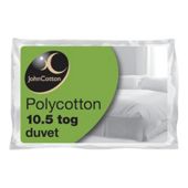 John Cotton Polycotton Duvet, 10.5 Tog, Double