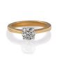 9ct Gold 1/4ct Diamond Solitaire Ring, N