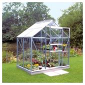 4x6 Aluminium Greenhouse Toughened Glass