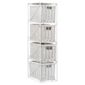 Tesco Wicker 4 Drawer Tower