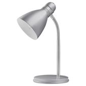 Tesco Lighting Metal Desk Lamp Silver
