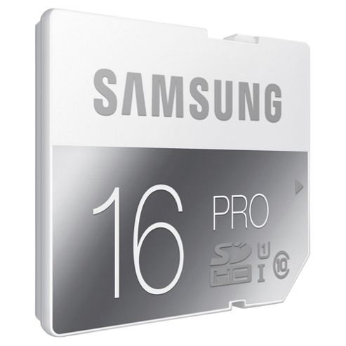 Image of Samsung Pro Uhs-1 Sdhc Memory Card 16gb
