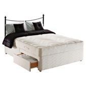 Sealy Posturepedic Silver Dream Double 2 Drawer Divan Set