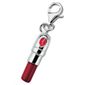Sterling Silver Red Lipstick Charm