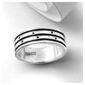Sterling Silver Oxidised Gents Ring, Small