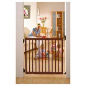 Lindam Extending Dark Wooden Gate
