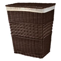Darks & lights laundry basket chocolate