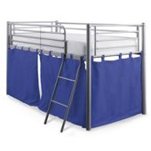 Mika Midsleeper Bed Frame with Cover, Blue