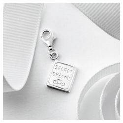 Sterling Silver Book Charm
