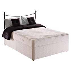 Sealy Posturepedic Silver Dream Double Non Storage Divan Bed