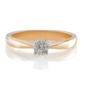 9ct Gold 25Pt Diamond Solitaire Ring, L