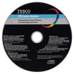 Tesco Cd / Dvd Lens Cleaner Black