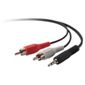 Belkin 1.5m Jack to Phono (3.5mm to RCA) Cable