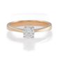 9ct Gold 1/2ct Diamond Solitaire Ring, N