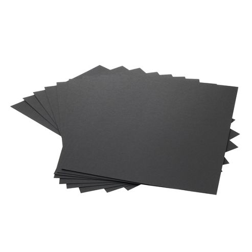 Image of Cardstock Plain Black A4 - 25 Pk