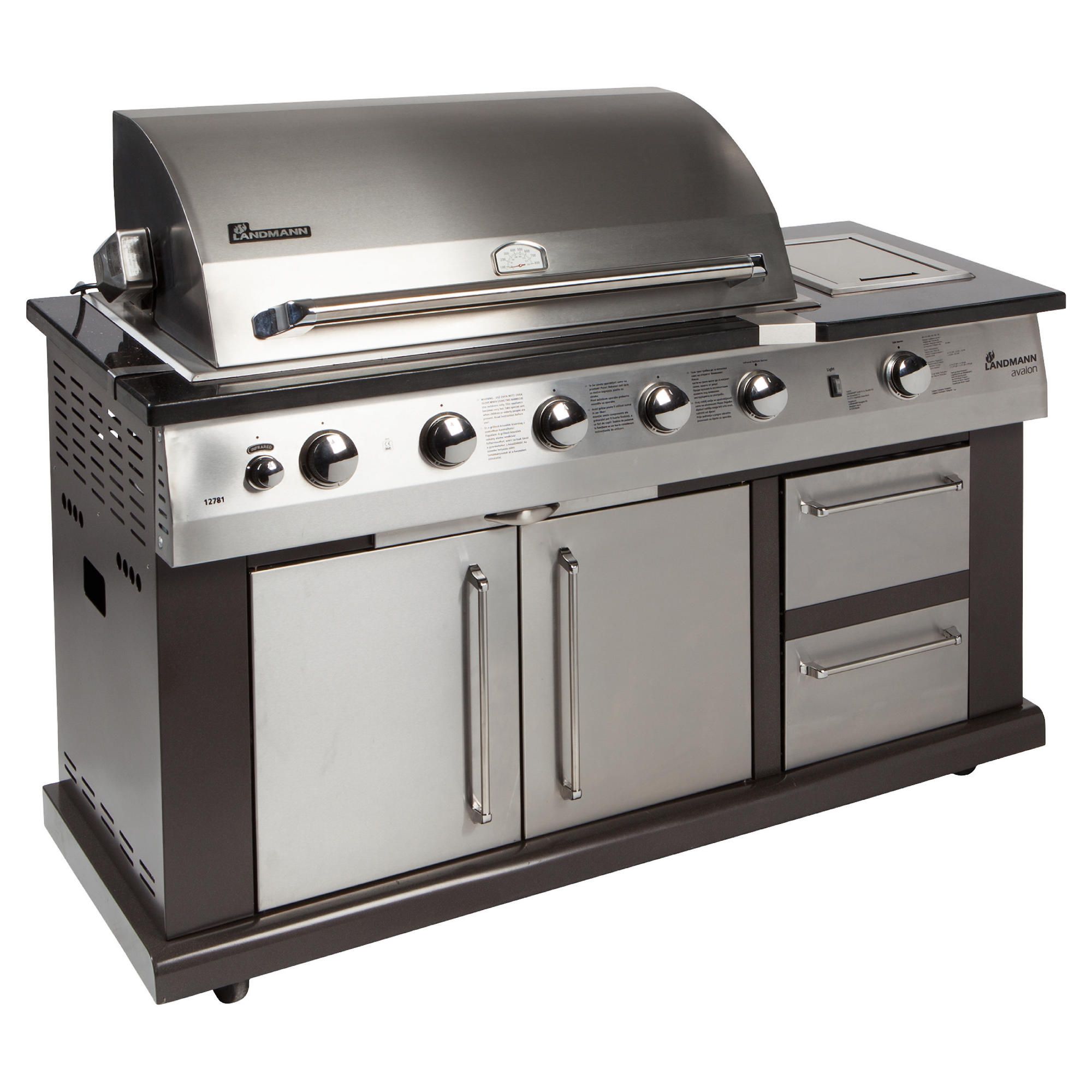 Landmann Avalon 5 Burner Gas BBQ with Infra-red Rotisserie at Tesco Direct