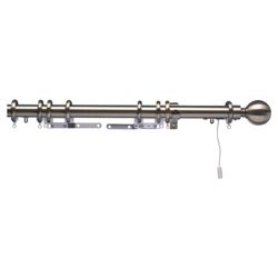 Swish Polaris 32mm Aluminium One-Corded Pole, Burnished Brass Effect 275cm