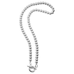 Sterling Silver 6mm Bead Necklace