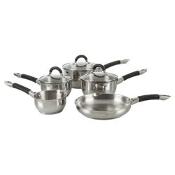 Ready Steady Cook Bistro 5 piece Saucepan Set