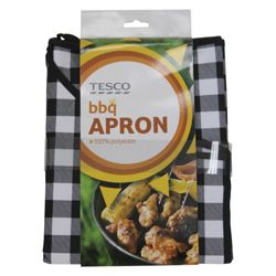Tesco BBQ Apron Black