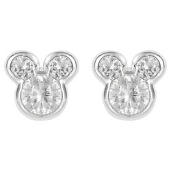 Disney Mickey Cubic Zirconia Stud Earrings