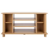 Milton Corner TV Unit, Oak-effect