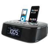 iLuv Imm173 clock radio with dual iPod/iPhone dock