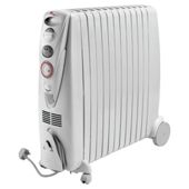 "De'Longhi Rapido G011230RTW Oil Filled Radiator, 3kW"