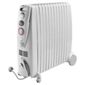 "De'Longhi Rapido G011230RTW Oil Filled Radiator, 3kW"