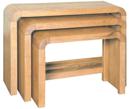 Image of Ultimum Durham Oak Ud02 Nest Of Tables