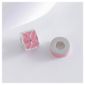 Sterling Silver Set Of 2 Pink Enamel Bead Charms