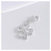Sterling Silver Four Leaf Clover Charm