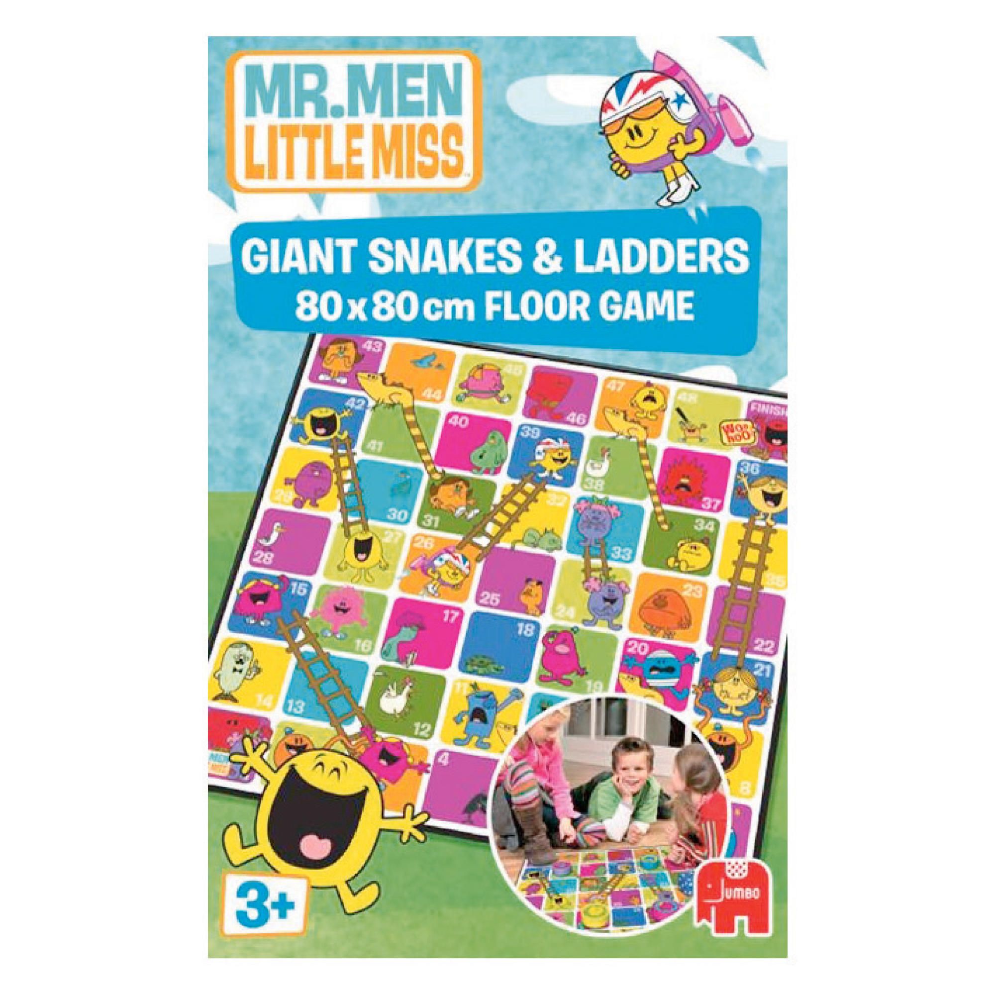 Jumbo Mr Men & Little Miss Snakes & Ladders