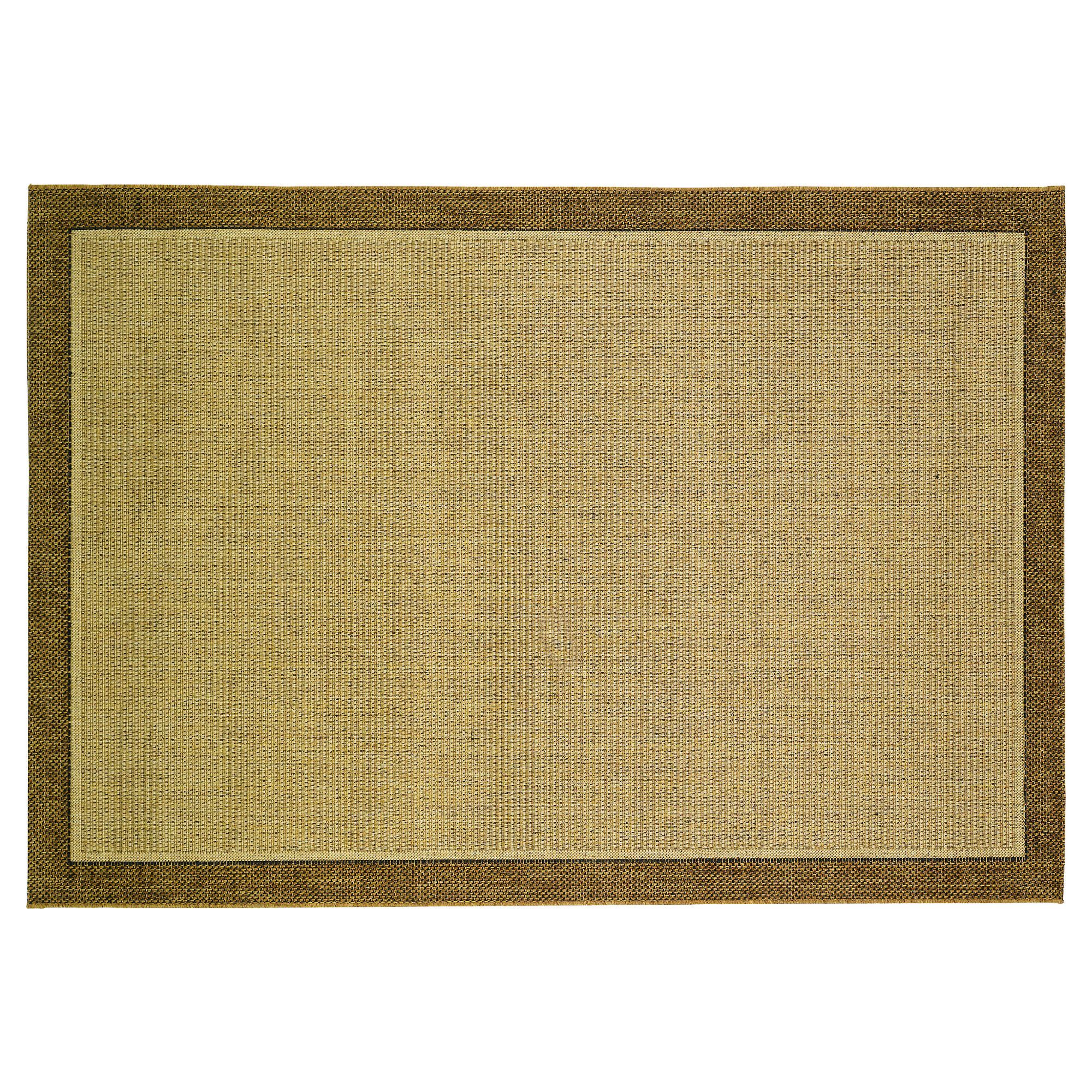 Tesco Flatweave Borders Rug, Natural 120X170cm
