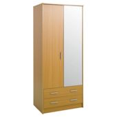 Compton Double Wardrobe, Beech-effect