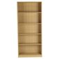 Fraser 5 Shelf Wide Bookcase, Oak-effect