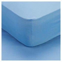 Tesco Kids Single Fitted Sheet - Blue