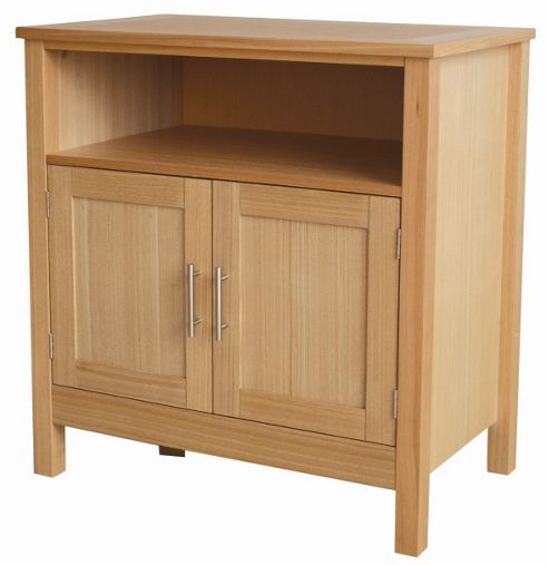 Image of Home Zone Occasional Willowdale Oak Veneer Tv Stand
