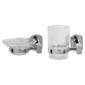 Chelsea Wall Mounted Soap Dish, Tumbler & Holder