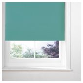 Thermal Blackout Blind, Teal 60cm