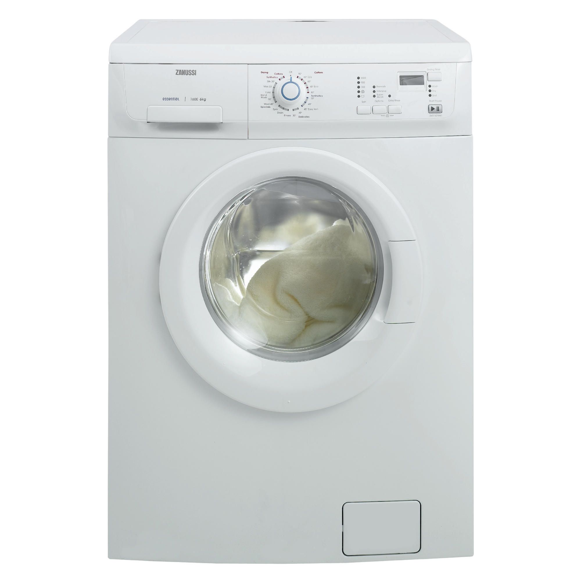 Zanussi ZWD16270W1 white washer dryer