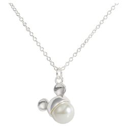 Disney Mickey Mouse Glass Pearl Pendant