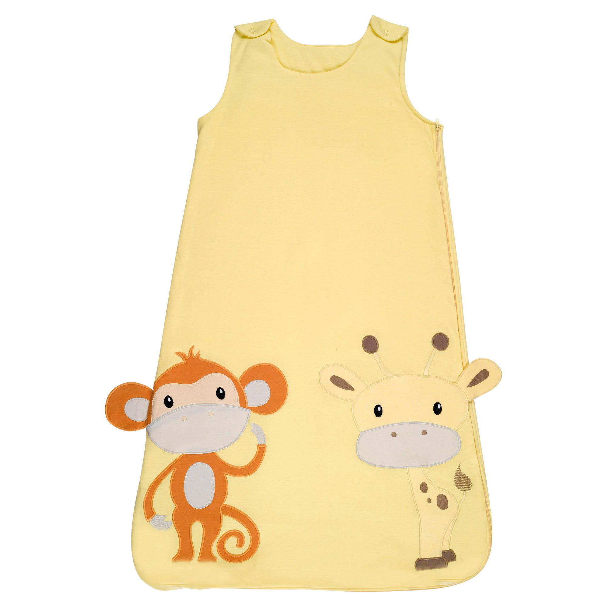 Tesco Sleeping Bag Monkey & Giraffe 6-18 Months