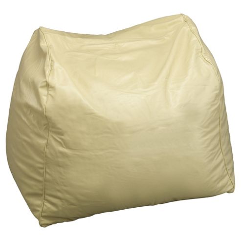 Image of Faux Leather Chillout Chair, Cream